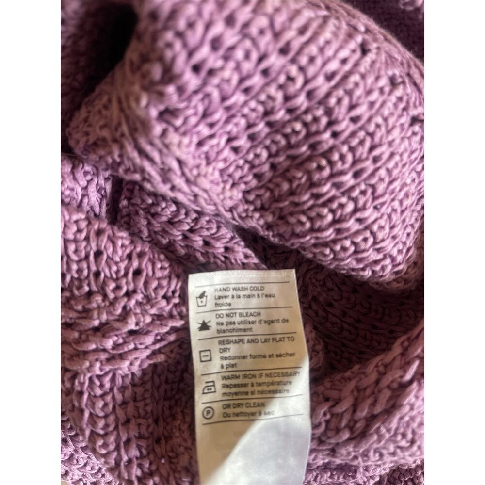 Vince Lavender Crochet Square-Neck Tank - Picture 10 of 10